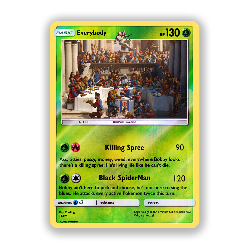 Logic Everybody Holographic Pokémon Card