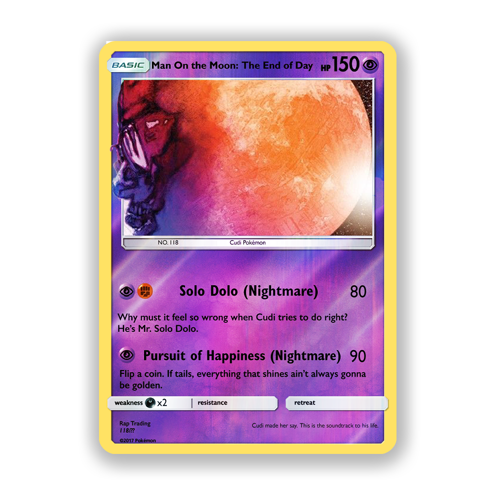 Kid Cudi Man On The Moon: The End Of Day Pokémon Card