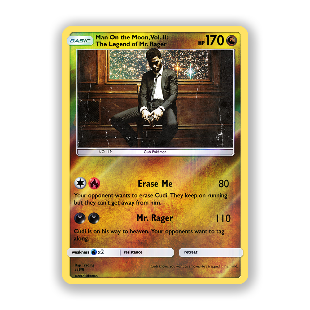 Kid Cudi Man On The Moon, Vol. II Pokémon Card