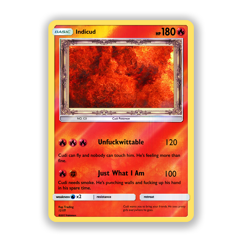 Kid Cudi Indicud Pokémon Card