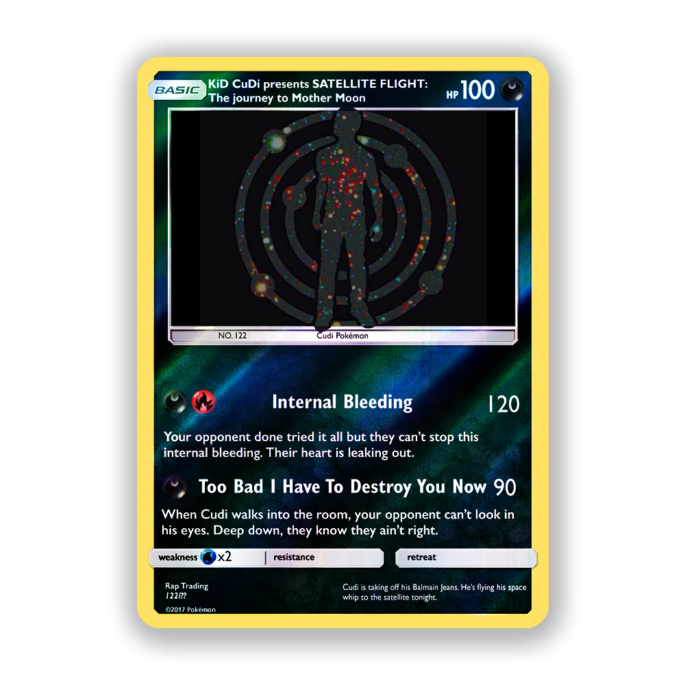 Kid Cudi Satellite Flight Pokémon Card