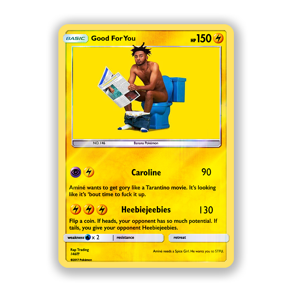 Aminé Good For You Pokémon Card
