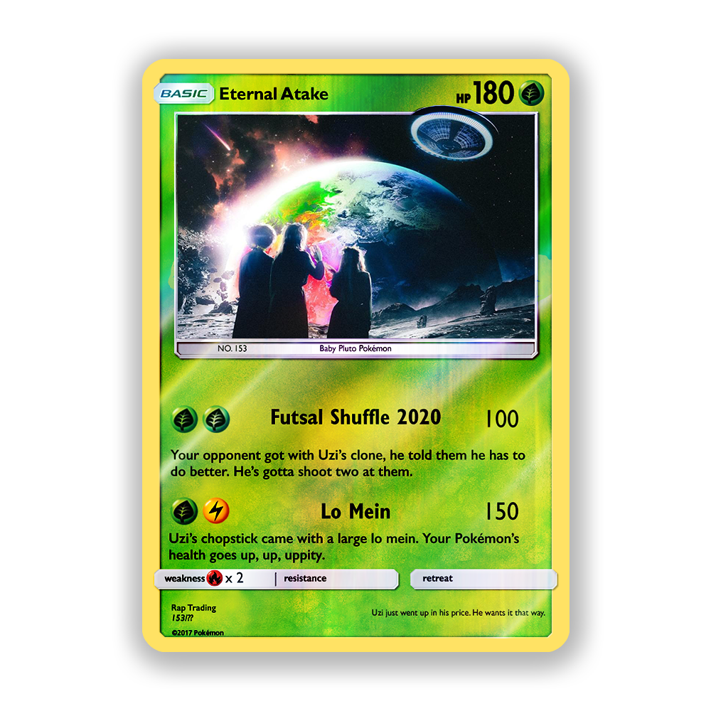 Lil Uzi Vert Eternal Atake Pokémon Card