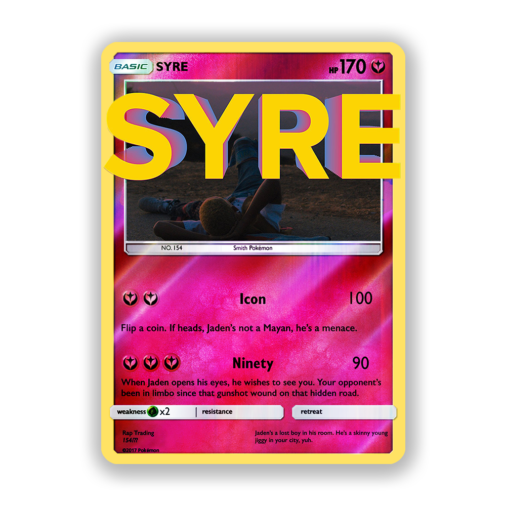 Jaden SYRE Pokémon Card