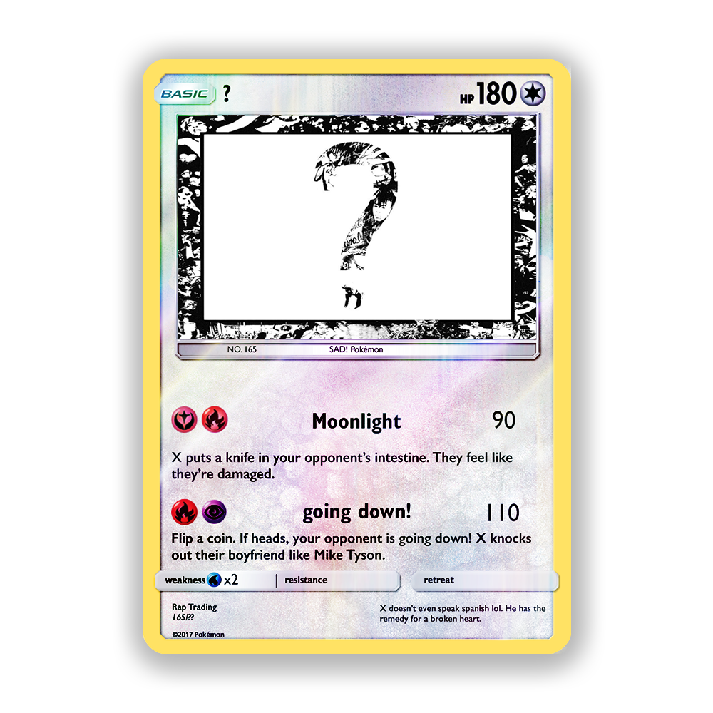 XXXTENTACION ? Pokémon Card