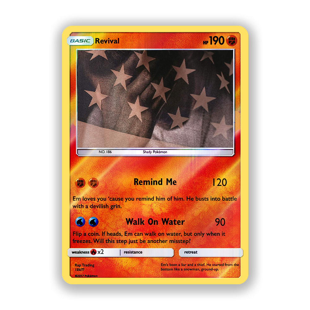 Eminem Revival Pokémon Card