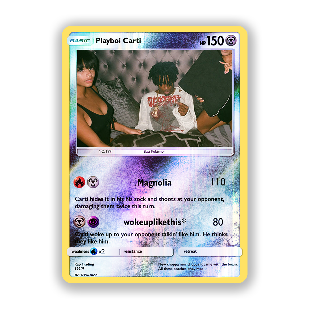 Playboi Carti Self Titled Pokémon Card