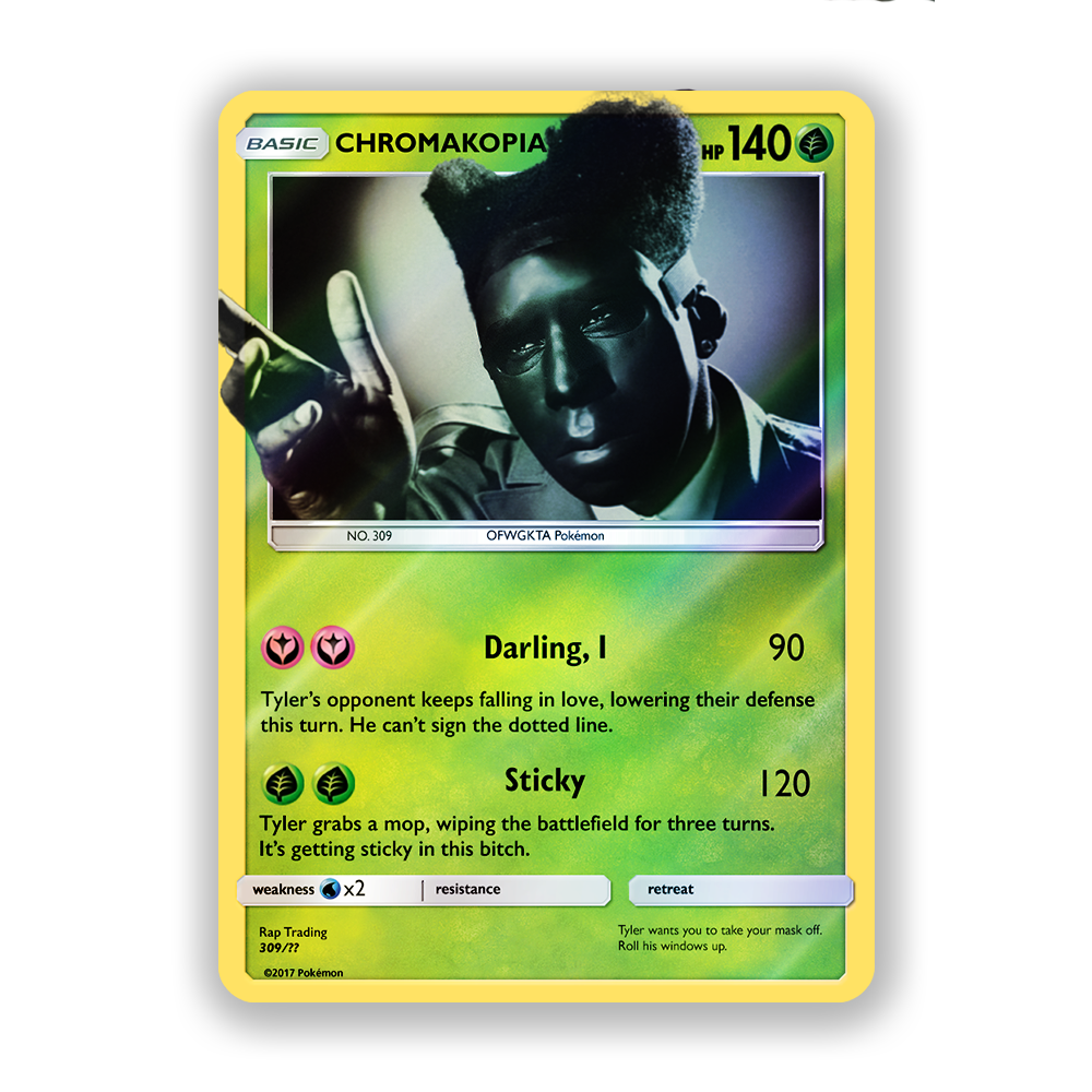 Tyler, The Creator CHROMAKOPIA Pokémon Card