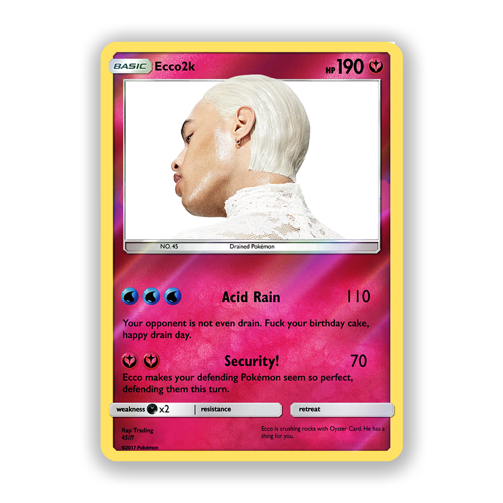 Ecco2k Holographic Pokémon Card