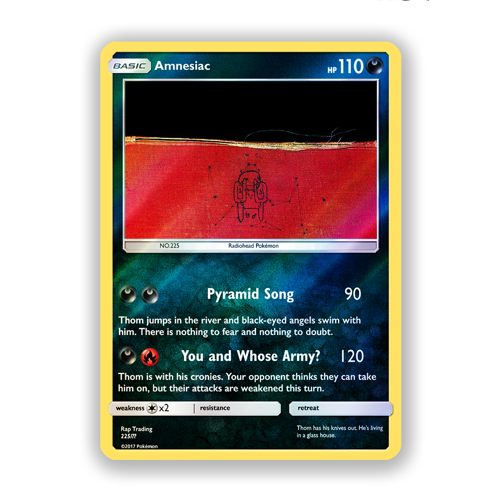 Radiohead Pokémon Card Bundle