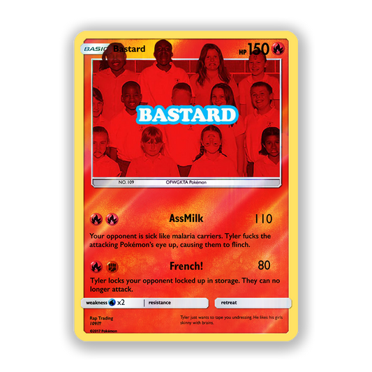 Tyler, The Creator Bastard Holographic Pokémon Card
