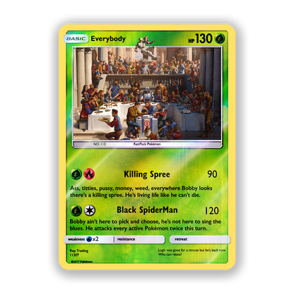 Logic Everybody Holographic Pokémon Card
