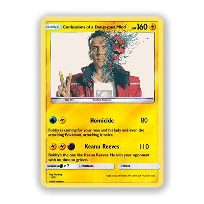 Logic Confessions Of A Dangerous Mind Holographic Pokémon Card