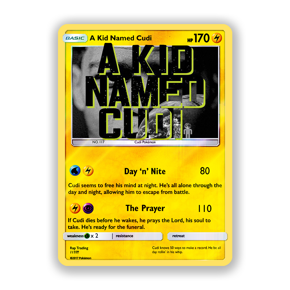 Kid Cudi A Kid Named Cudi Pokémon Card