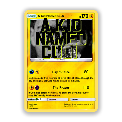 Kid Cudi A Kid Named Cudi Pokémon Card