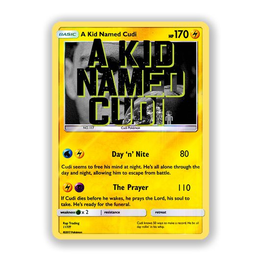 Kid Cudi A Kid Named Cudi Pokémon Card