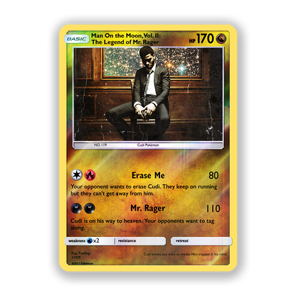 Kid Cudi Man On The Moon, Vol. II Pokémon Card