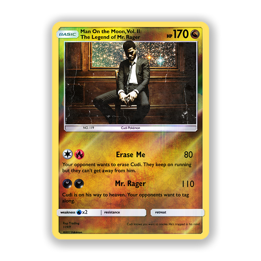 Kid Cudi Man On The Moon, Vol. II Pokémon Card