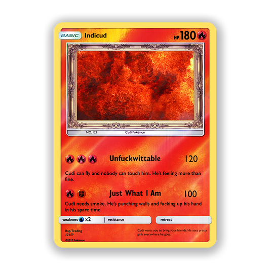 Kid Cudi Indicud Pokémon Card