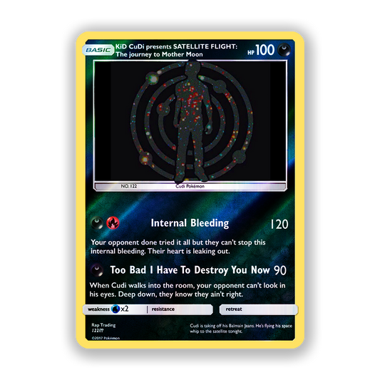 Kid Cudi Satellite Flight Pokémon Card