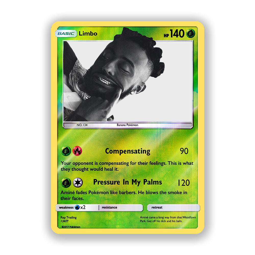 Aminé Limbo Pokémon Card