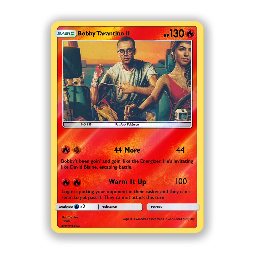 Logic Bobby Tarantino 2 Pokémon Card