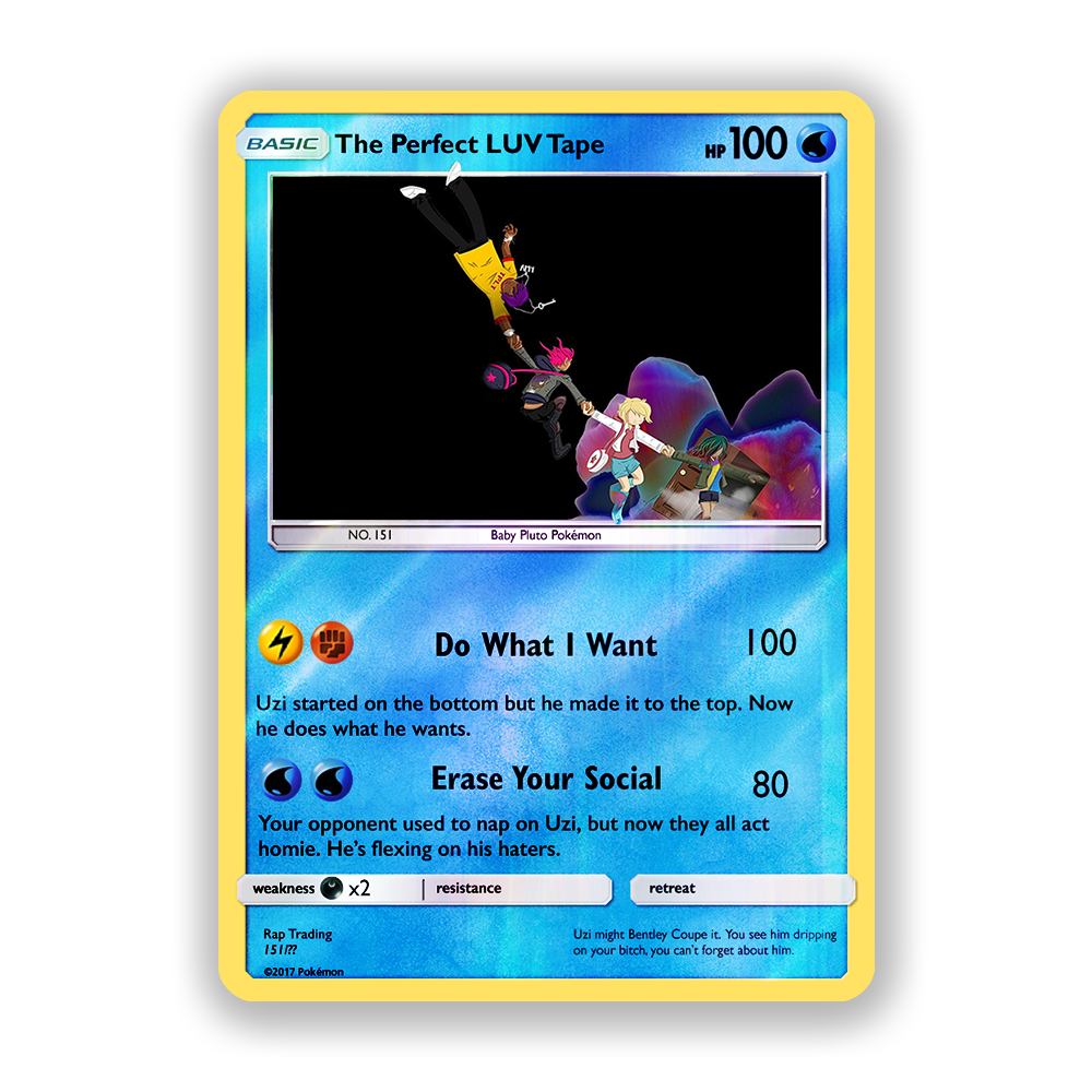 Lil Uzi Vert The Perfect LUV Tape Pokémon Card
