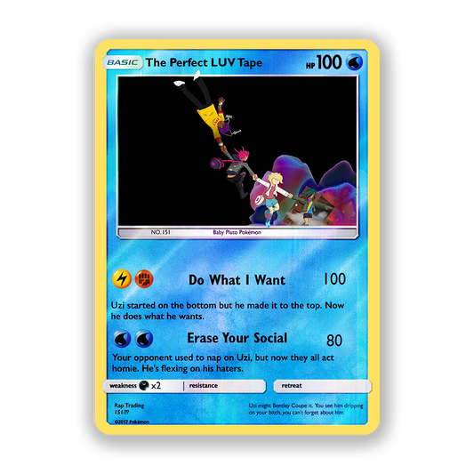 Lil Uzi Vert The Perfect LUV Tape Pokémon Card