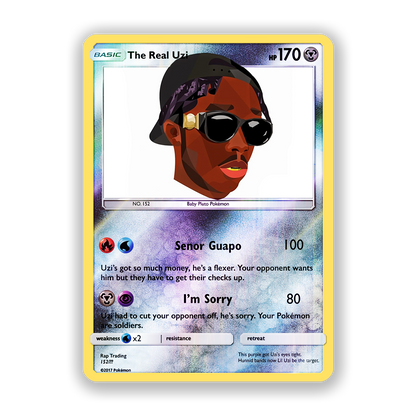 Lil Uzi Vert The Real Uzi Pokémon Card