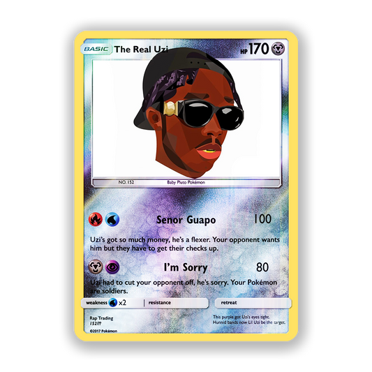 Lil Uzi Vert The Real Uzi Pokémon Card