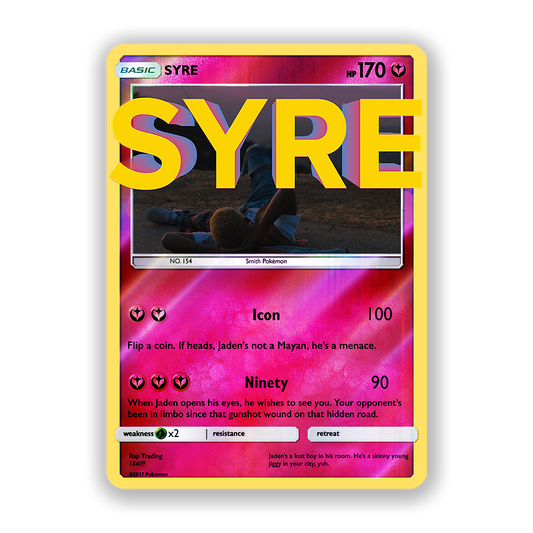 Jaden SYRE Pokémon Card