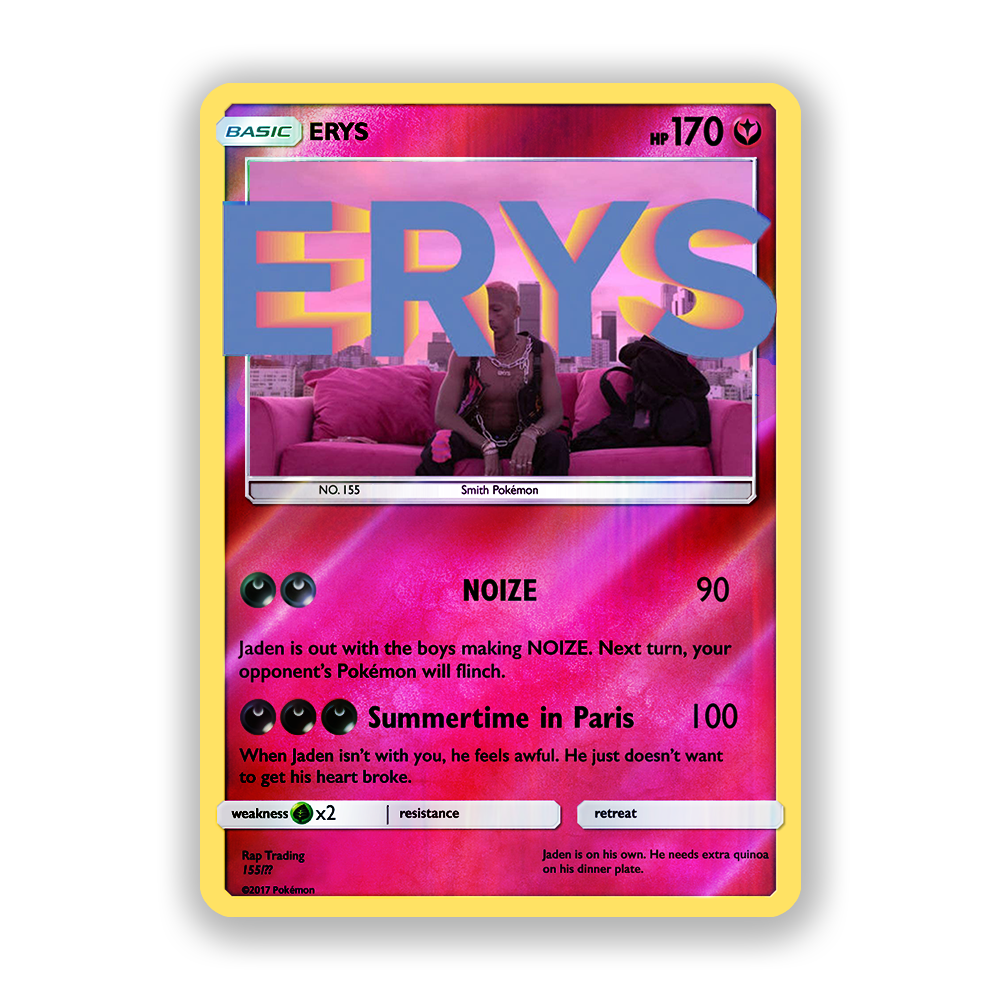 Jaden ERYS Pokémon Card