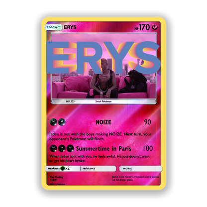Jaden ERYS Pokémon Card