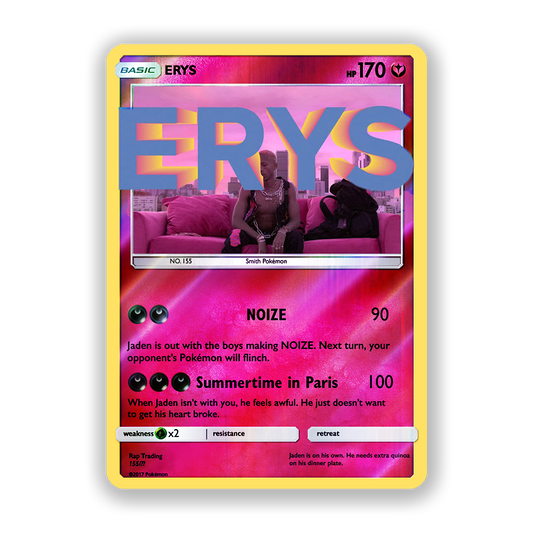 Jaden ERYS Pokémon Card