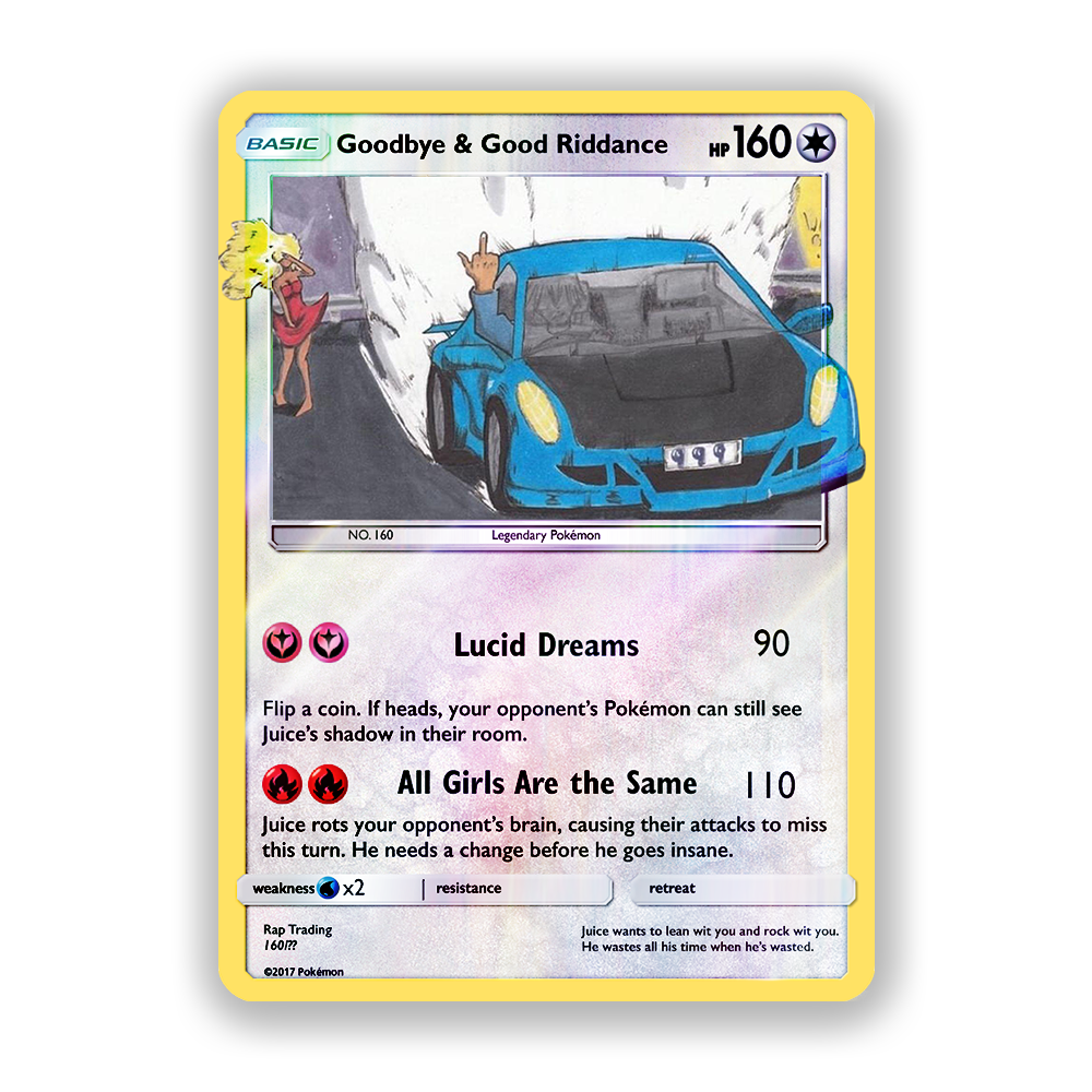 Juice WRLD Goodbye & Good Riddance Pokémon Card
