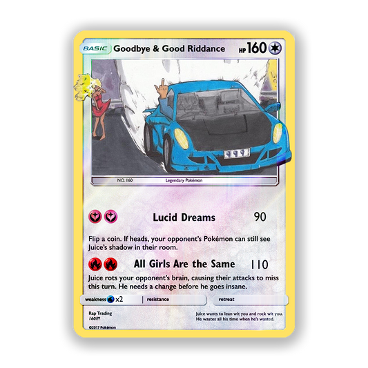 Juice WRLD Goodbye & Good Riddance Pokémon Card