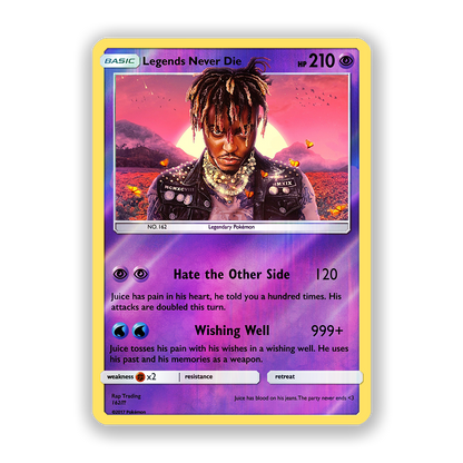 Juice WRLD Legends Never Die Pokémon Card