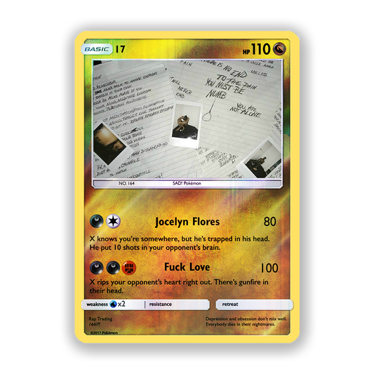 XXXTENTACION 17 Pokémon Card