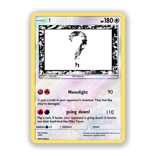 XXXTENTACION ? Pokémon Card