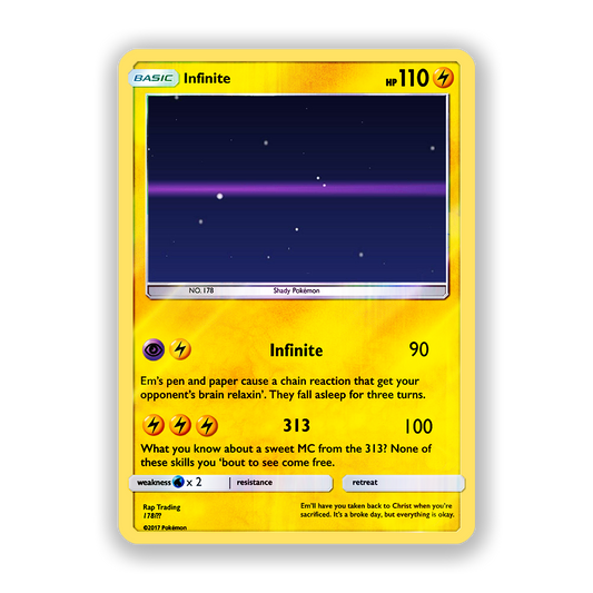 Eminem Infinite Pokémon Card