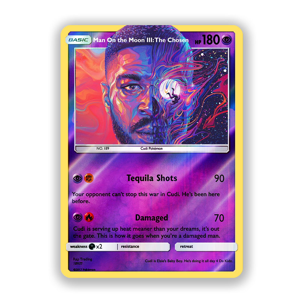 Kid Cudi Man On The Moon III Pokémon Card