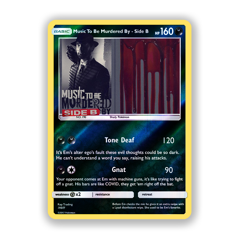 Eminem Music To Be Murdered By - Side B Pokémon Card