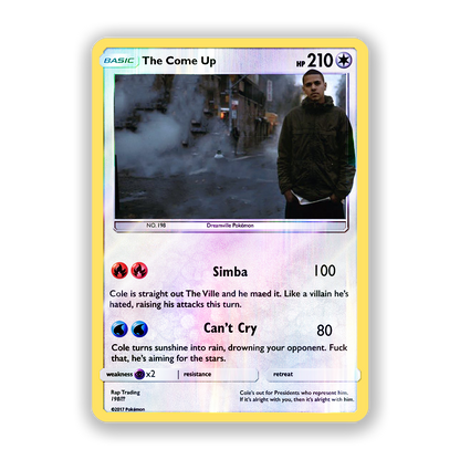J. Cole The Come Up Pokémon Card