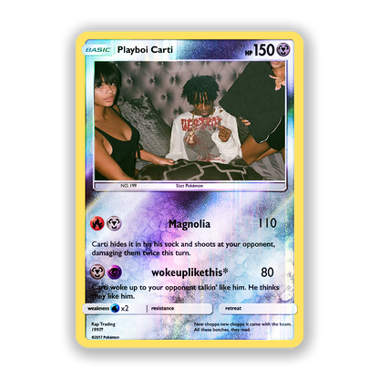 Playboi Carti Self Titled Pokémon Card
