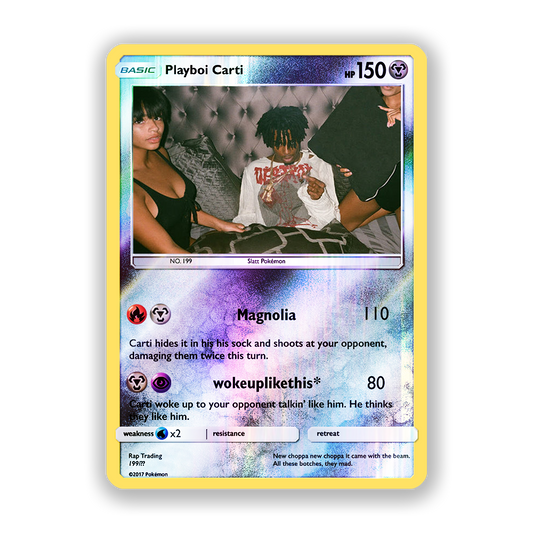 Playboi Carti Self Titled Pokémon Card