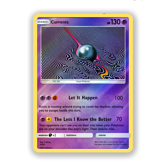 Tame Impala Currents Pokémon Card