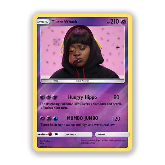 Tierra Whack Holographic Pokémon Card