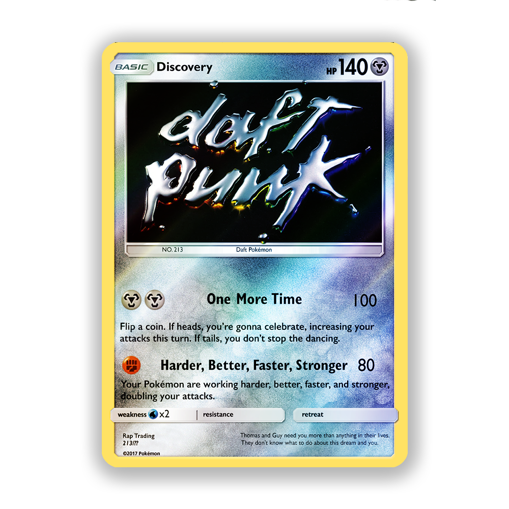Daft Punk Discovery Pokémon Card