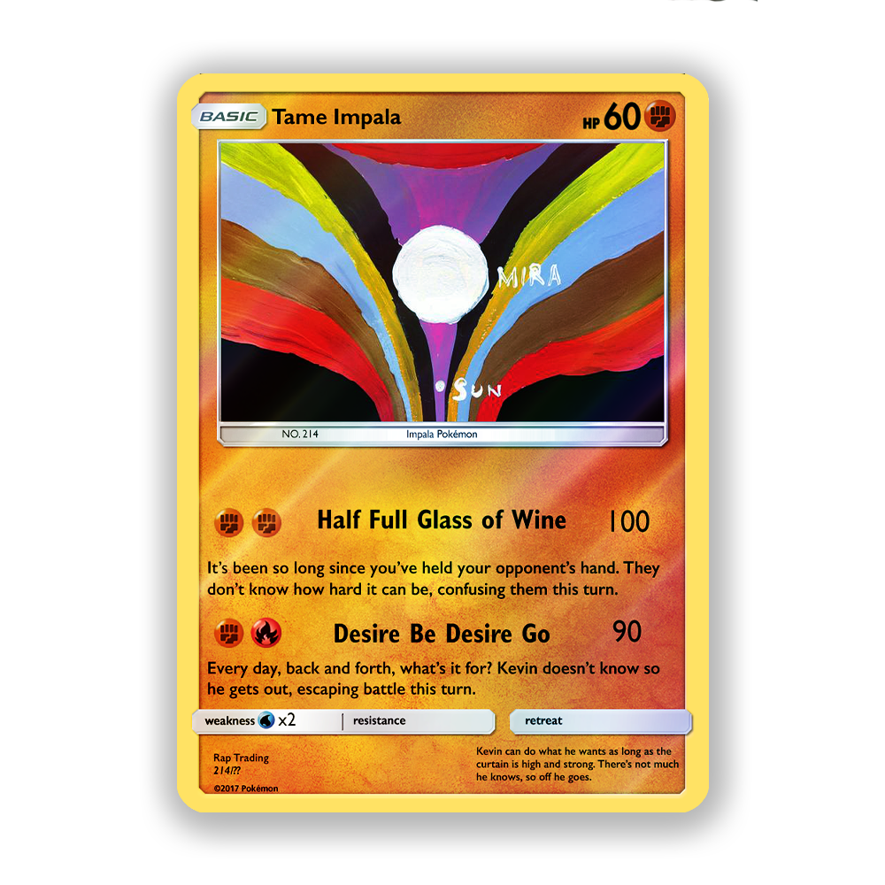 Tame Impala Self Titled Pokémon Card