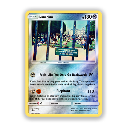Tame Impala Lonerism Pokémon Card